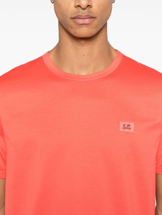 25SS 씨피 컴퍼니 반팔 티셔츠 18CMTS087A 006374G547 Red - C.P. COMPANY