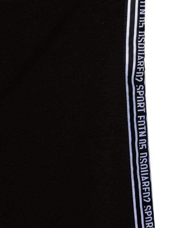  [키즈] 디스퀘어드2 스트레이트 팬츠 DQ0720K D00XNDQ900 BLACK - DSQUARED2