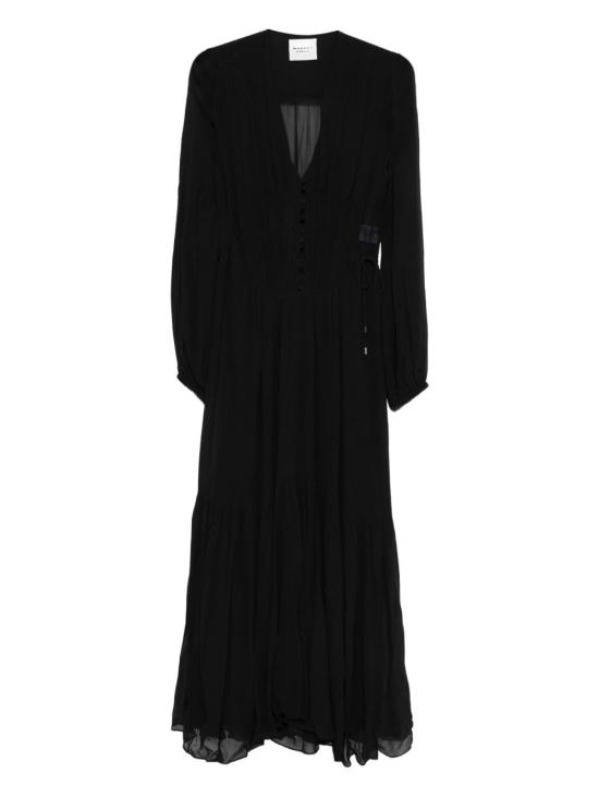 25FW 이자벨마랑에뚜왈 미디 원피스 RO0798FA C3J01E01BK Black