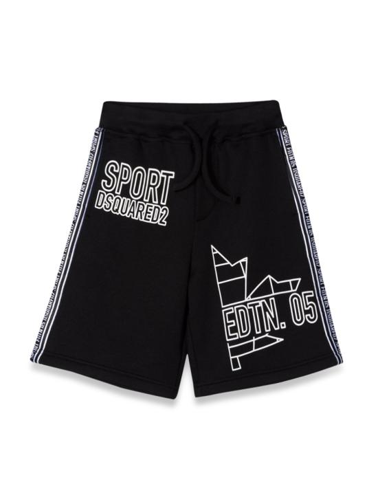  [키즈] 디스퀘어드2 쇼츠/버뮤다 DQ0719K D003SDQ900 BLACK