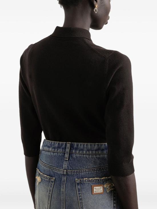 25FW 돌체앤가바나 폴로 티셔츠 FXZ32Z JDVC2M1348 Brown - DOLCE & GABBANA