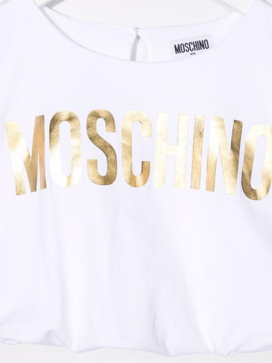  [키즈] 모스키노 티셔츠 HDM04BK LBA0010101 WHITE - MOSCHINO