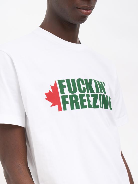 25FW 디스퀘어드2 반팔 티셔츠 MS74GD1450D20020100 White - DSQUARED2