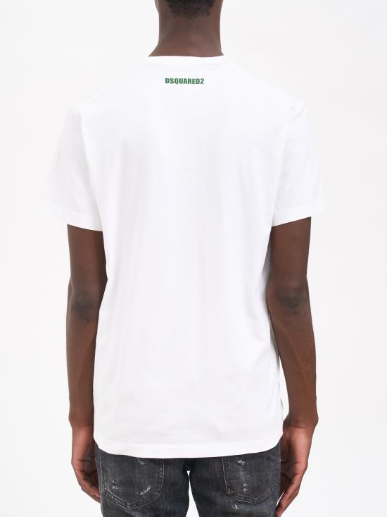 25FW 디스퀘어드2 반팔 티셔츠 MS74GD1450D20020100 White - DSQUARED2