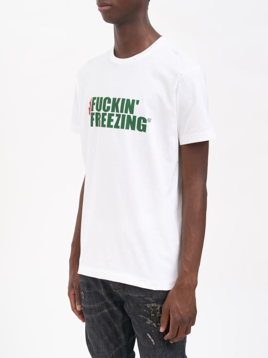 25FW 디스퀘어드2 반팔 티셔츠 MS74GD1450D20020100 White - DSQUARED2