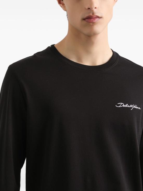 25FW 돌체앤가바나 반팔 티셔츠 G8SD2Z G7PEAN0000 Black - DOLCE & GABBANA