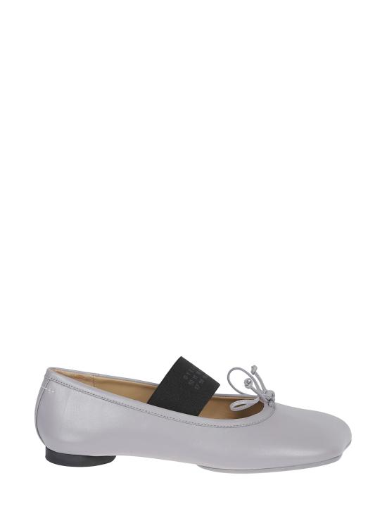 25FW MM6 메종마르지엘라 아나토믹 뉴메릭 발레리나 플랫 슈즈 S59WZ0099 P3628T8150 Silver