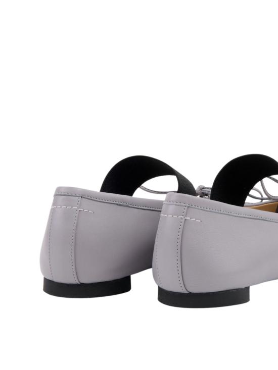 25FW MM6 메종마르지엘라 아나토믹 뉴메릭 발레리나 플랫 슈즈 S59WZ0099 P3628T8150 Silver - MM6 MAISON MARGIELA