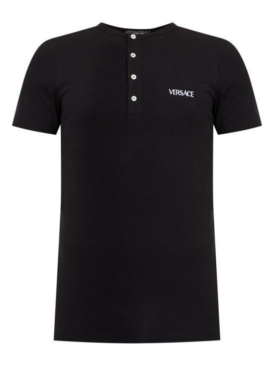 25FW 베르사체 라운지 웨어 1019678 1A094101B000 Black