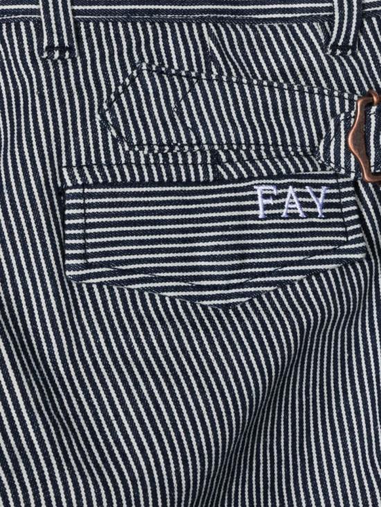 25FW [키즈] 페이 스트레이트 팬츠 5Q6231K Z0417620BC BLUE - FAY