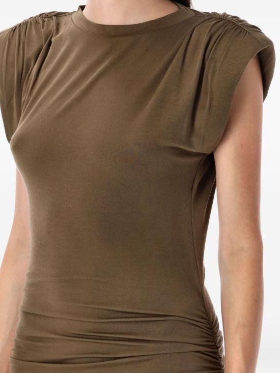 25FW 이자벨마랑에뚜왈 미디 원피스 RO0802FA C3K01E67KI Brown - ISABEL MARANT ETOILE