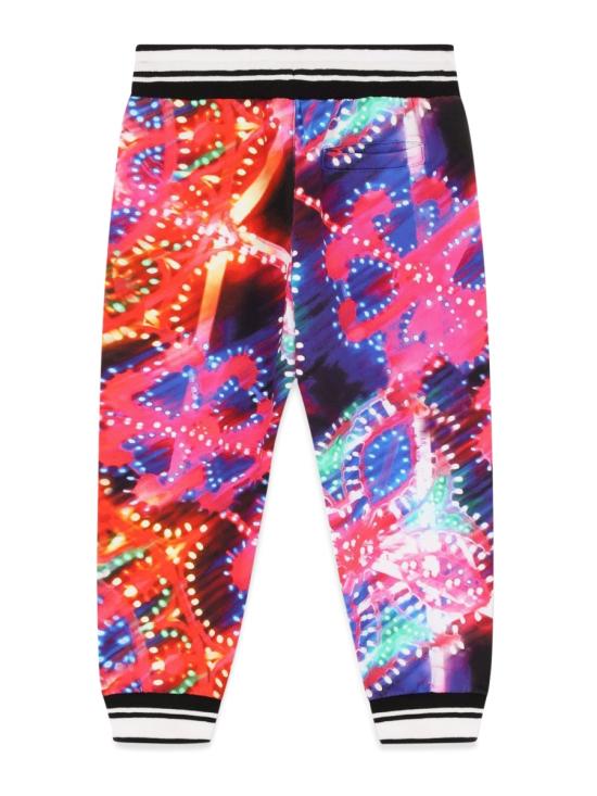  [키즈] 돌체앤가바나 스트레이트 팬츠 L4JPFEK G7CM9HH3OF MULTICOLOUR - DOLCE & GABBANA
