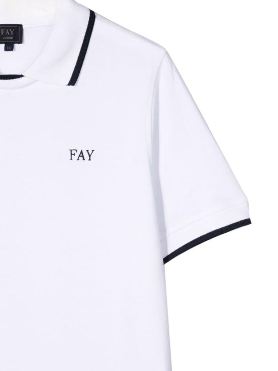 25FW [주니어] 페이 티셔츠 5Q8231T Z0133100BL WHITE - FAY