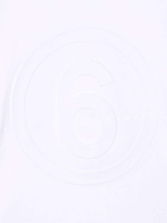  [키즈] MM6 메종마르지엘라 티셔츠 M60132K MM010M6100 WHITE - MM6 MAISON MARGIELA
