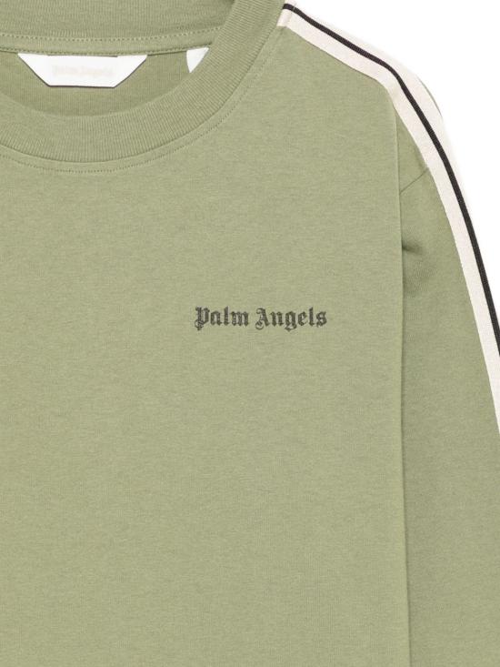 25FW [키즈] 팜앤젤스 티셔츠 PBAB001F25JER001 5610 Green - PALM ANGELS