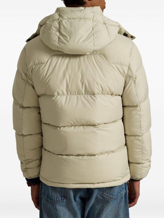 25FW 폴로 랄프로렌 고햄 다운 재킷  710968278 007 Beige - POLO RALPH LAUREN