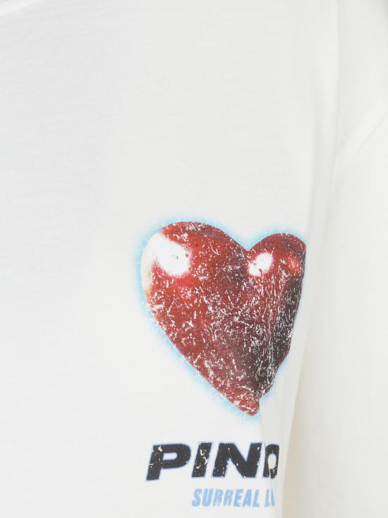 25FW 핑코 반팔 티셔츠 105526 A2TJZ05 White - PINKO