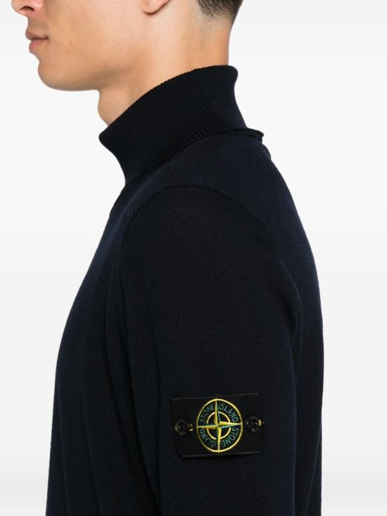 25FW 스톤 아일랜드 스웨터 5100025S00C4 V0020 Blue - STONE ISLAND