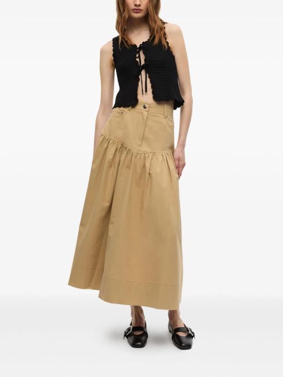 25FW 가니 민소매 티셔츠 K2541 099 Black - GANNI