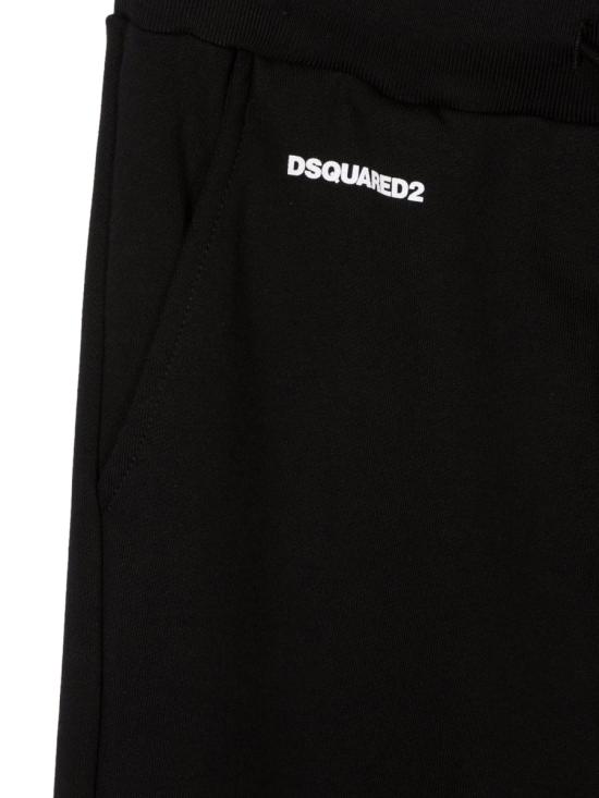  [키즈] 디스퀘어드2 스트레이트 팬츠 DQ0668K D004LDQ900 BLACK - DSQUARED2