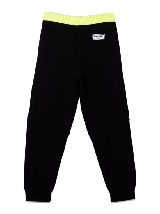  [주니어] 발망 스트레이트 팬츠 6Q6767T Z0001930GL BLACK - BALMAIN
