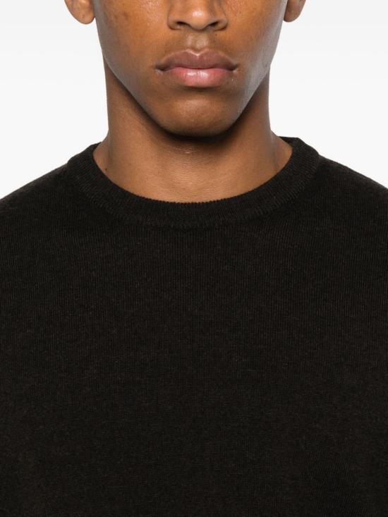 25FW 꼬르넬리아니 스웨터 26M5102625110 042 Black - CORNELIANI