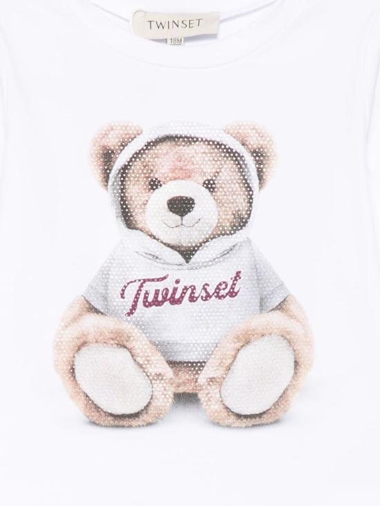 25FW [키즈] 트윈셋 니트/스웻셔츠 252GB2036 00526 White - TWINSET