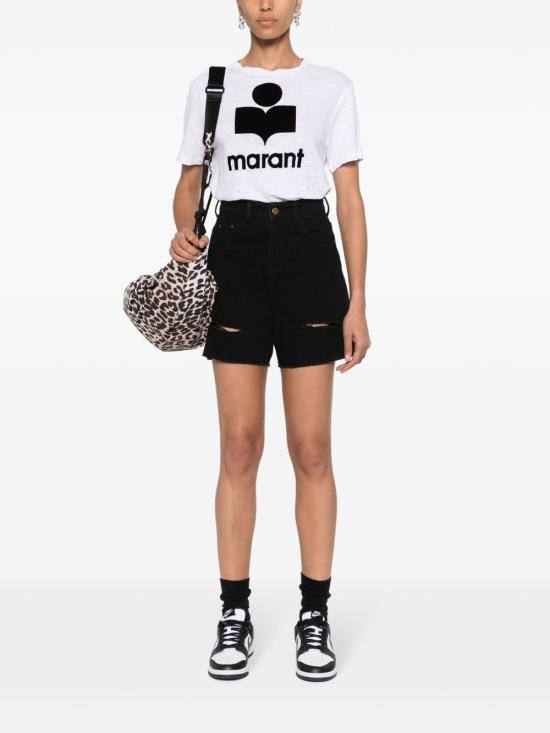 25FW 이자벨마랑에뚜왈 반팔 티셔츠 24PTS0001FB A1N09E20WH White - ISABEL MARANT ETOILE