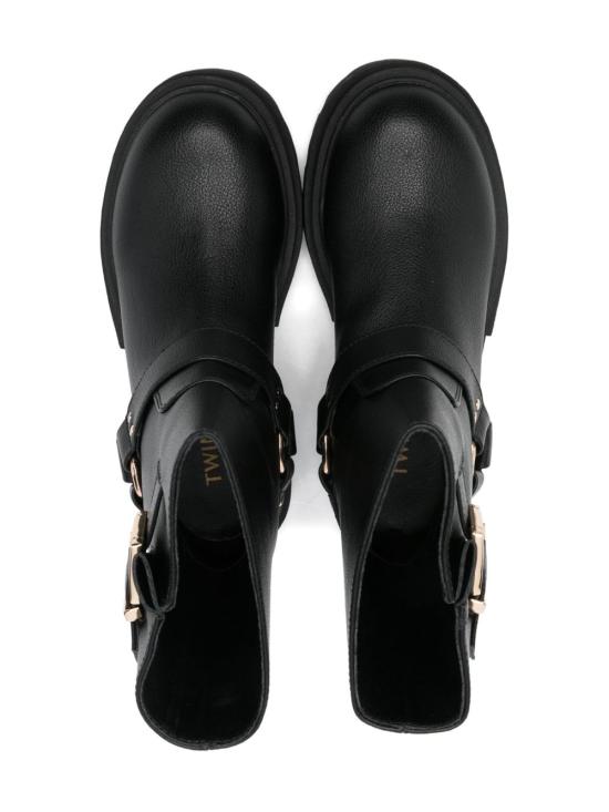 25FW [키즈] 트윈셋 미들 부츠 252GCJ022 00006 Black - TWINSET