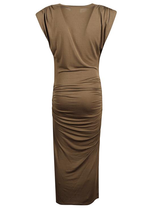 25FW 이자벨마랑에뚜왈 미디 원피스 25ARO0802FA C3K01E67KI Kaki - ISABEL MARANT ETOILE