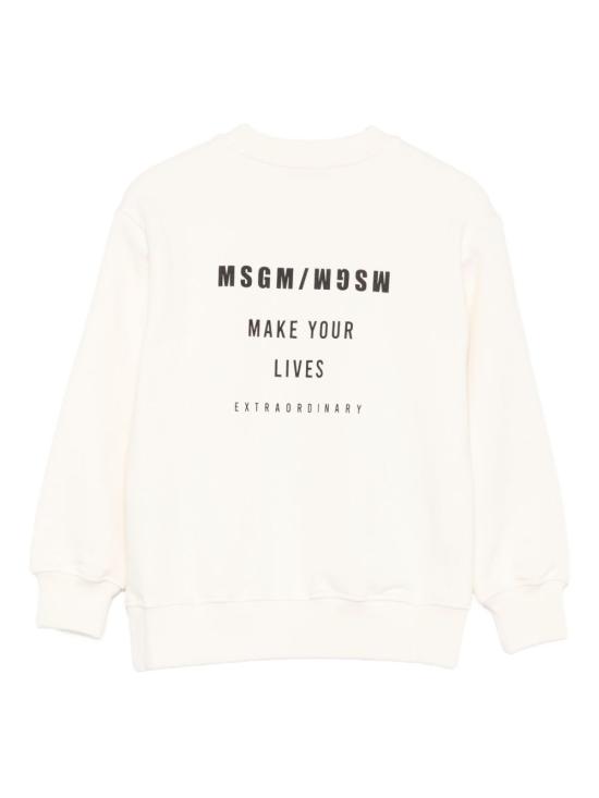 25FW [키즈] 엠에스지엠 니트/스웻셔츠 F5MSJBSW214 013 White - MSGM