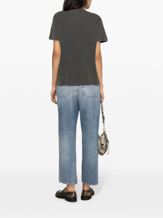 25FW 골든구스 반팔 티셔츠 GWP01220 P00067060318 Grey - GOLDEN GOOSE