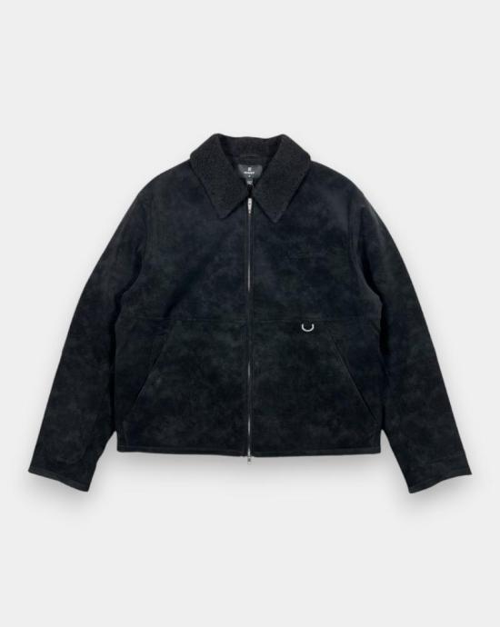 25FW 리프레젠트 봄버 자켓 MLM100132 Jet black