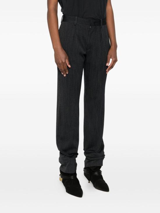 25FW 이자벨마랑 스트레이트 팬츠 PA0480FB C3F04IBKMD Black - ISABEL MARANT