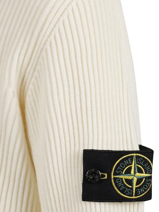 25FW 스톤 아일랜드 스웨터 5100052S00C2 V0093 Ivory - STONE ISLAND