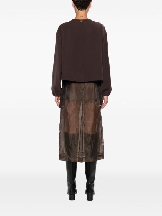 25FW 에르노 스웨터 BL000031D12755 8800 Marrone oscuro - HERNO