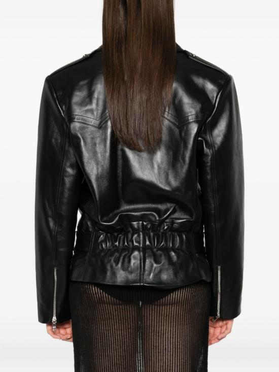 25FW 알레산드라리치 가죽 자켓 FABX4231 L46310900 Black - ALESSANDRA RICH