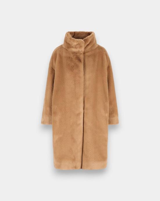 25FW 에르노 소프트 얼터너티브 퍼 코트 GC000491D12422 2157 Camel