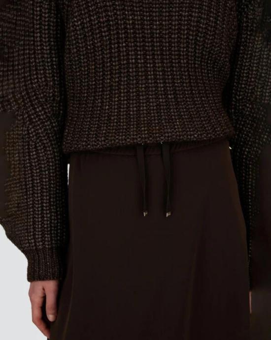 25FW 에르노 미디 스커트 GN000093D12755 8800 Marrone oscuro - HERNO