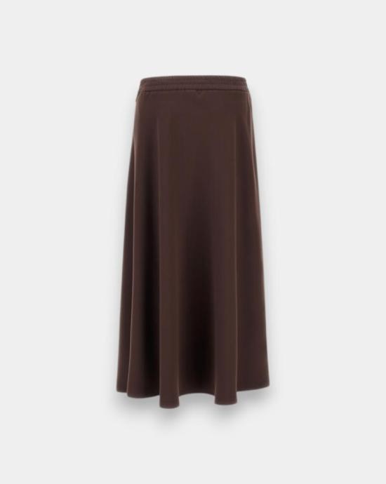 25FW 에르노 미디 스커트 GN000093D12755 8800 Marrone oscuro - HERNO