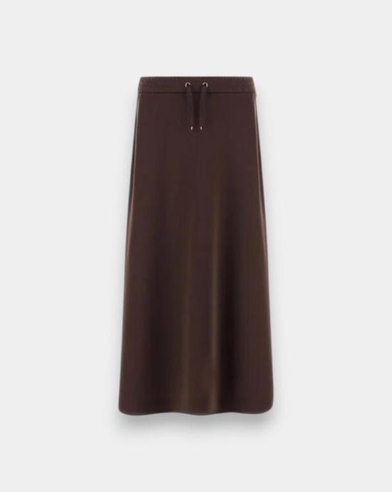 25FW 에르노 미디 스커트 GN000093D12755 8800 Marrone oscuro