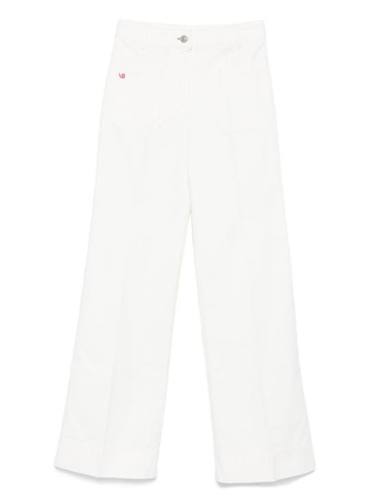 25FW 빅토리아 베컴 데님 팬츠 1325DJE005218RR WHITE White