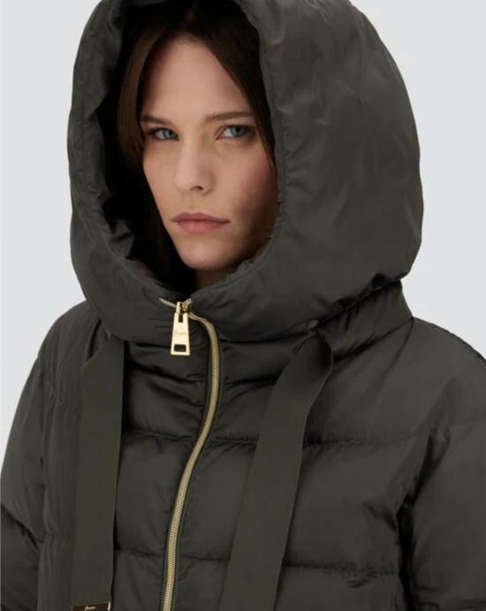 25FW 에르노 새틴 A-셰이프 재킷 PI1304D12170Z 9480 Anthracite - HERNO