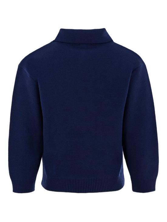 25FW [키즈] 펜디 폴로 셔츠 JMG128 AUKUF1I11 Blue - FENDI