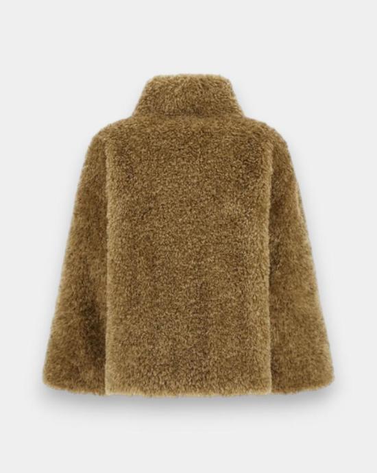 25FW 에르노 하이 카라 포우 퍼 코트 GI000331D12421 2000 Sand - HERNO