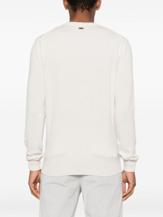 25FW 꼬르넬리아니 스웨터 26M5102625110 036 White - CORNELIANI