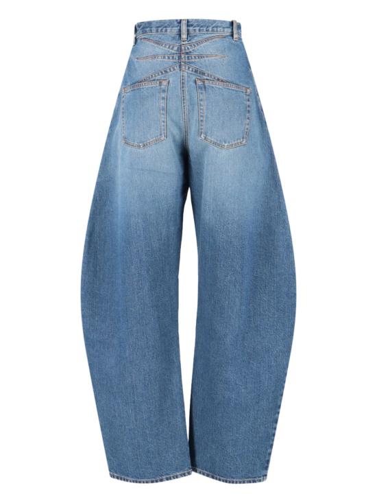 25FW 알라이아 데님 팬츠 AA9P0176D006B 505 Denim scuro - ALAIA