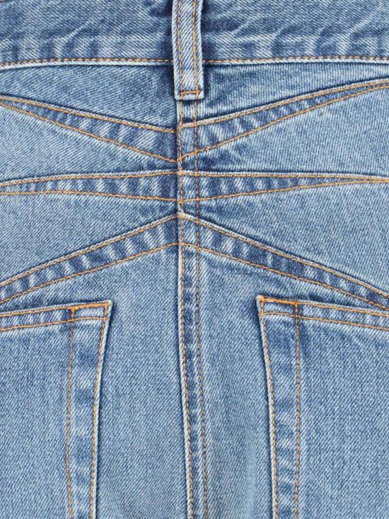 25FW 알라이아 데님 팬츠 AA9P0176D006B 505 Denim scuro - ALAIA