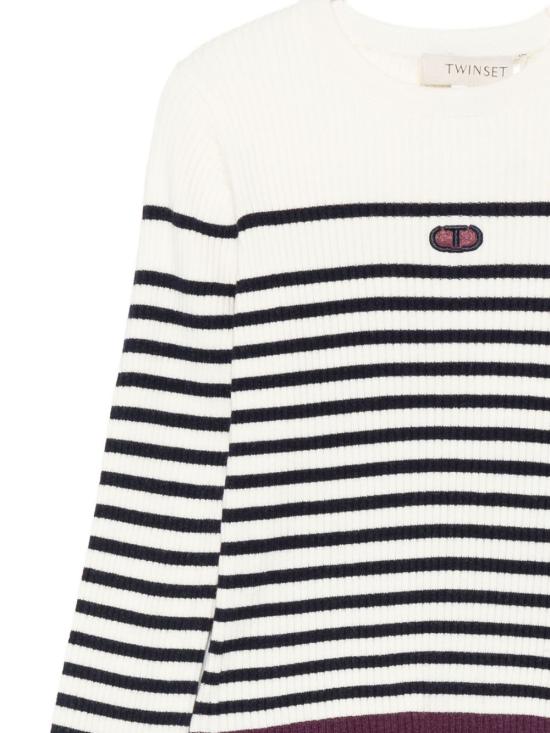 25FW [키즈] 트윈셋 니트/스웻셔츠 252GJ3035 12808 White - TWINSET