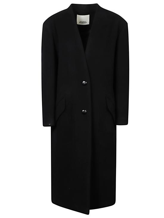 25FW 이자벨마랑 코트 25AMA0439FA B1D03I01BK Black